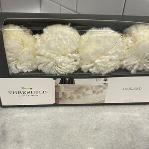 Threshold Cream Pom Pom Garland